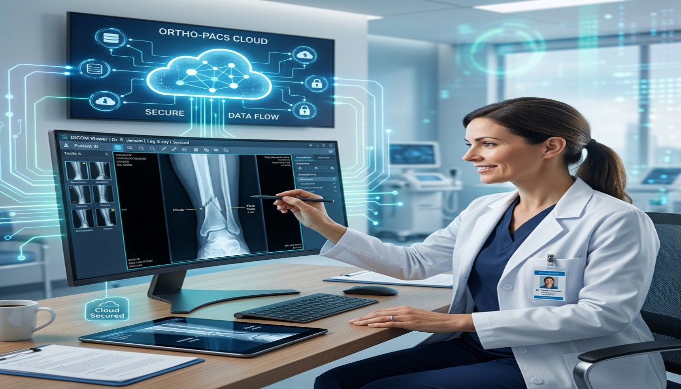 Orthopädische digitale Röntgenbildgebung integriert mit einem Cloud-PACS-System für einen modernen Arbeitsablauf im Gesundheitswesen – PostDICOM